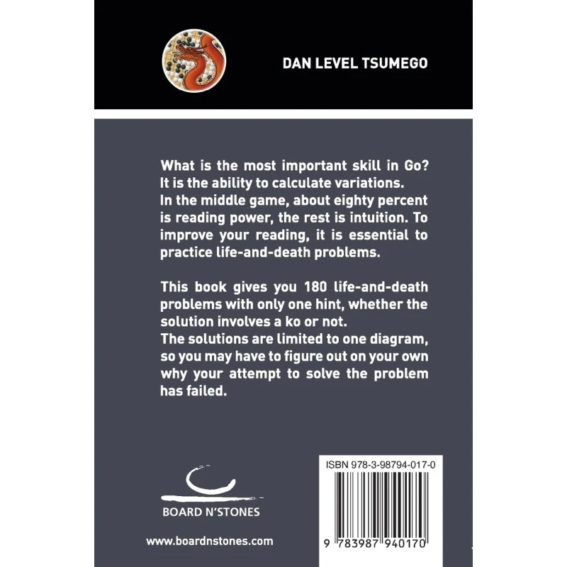 180 Tsumego, Dan Level 1 - Dickfeld 4 180 Tsumego, Dan Level 1 - Dickfeld – Image 2