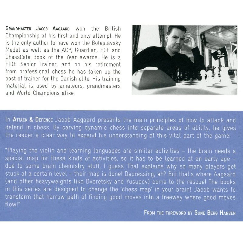 AAGAARD - Grandmaster Preparation: Attack & Defence (Hard Cover) 3 AAGAARD - Grandmaster Preparation: Attack & Defence (Hard Cover)