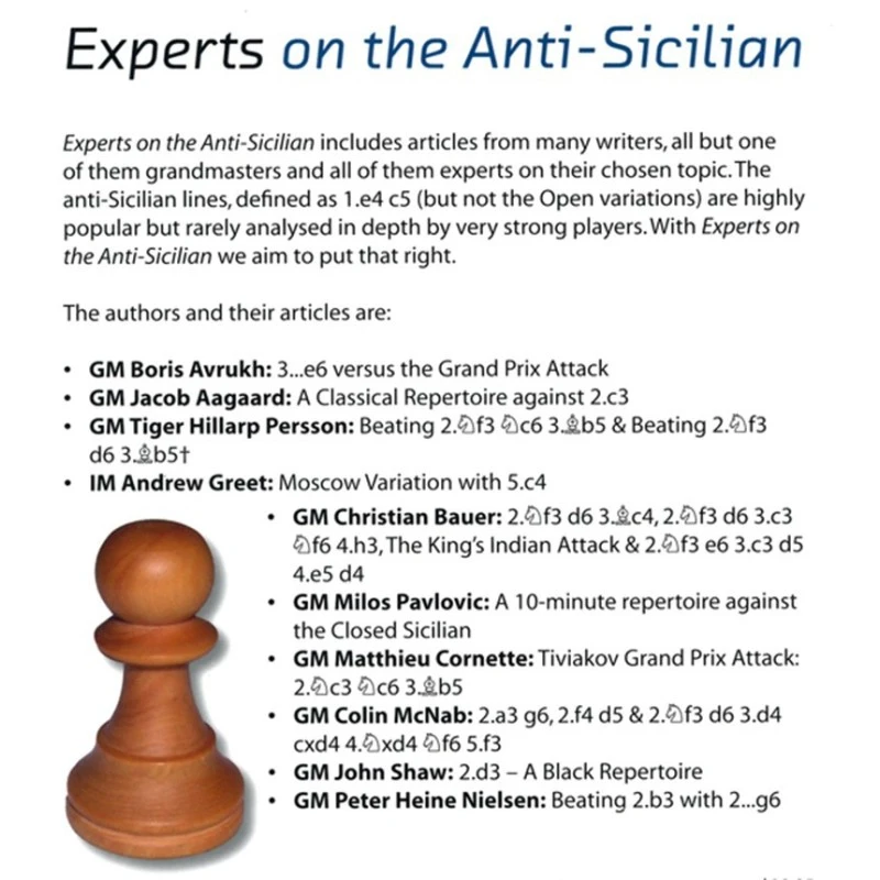 AAGAARD, SHAW Experts On The Anti-Sicilian 3 AAGAARD, SHAW Experts On The Anti-Sicilian