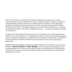 CHANDLER - Les Echecs, Un Jeu D'Enfant!