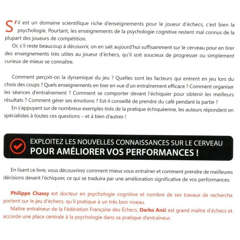 CHASSY & ANIC - Psychologie Du Joueur D'échecs 3 CHASSY & ANIC - Psychologie Du Joueur D'échecs