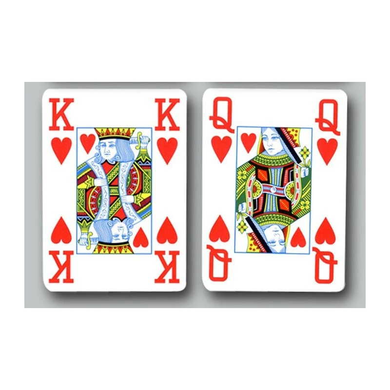 Cartes Copag 4 Index Jumbo - Rouge 4 Cartes Copag 4 Index Jumbo - Rouge – Image 2