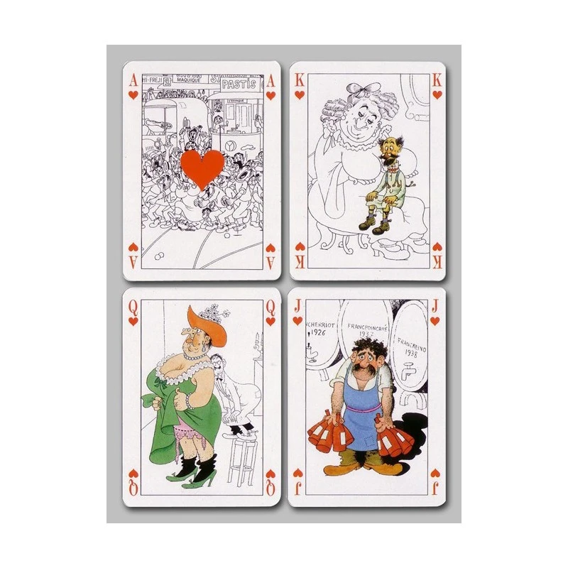 Cartes Dubout 3 Cartes Dubout