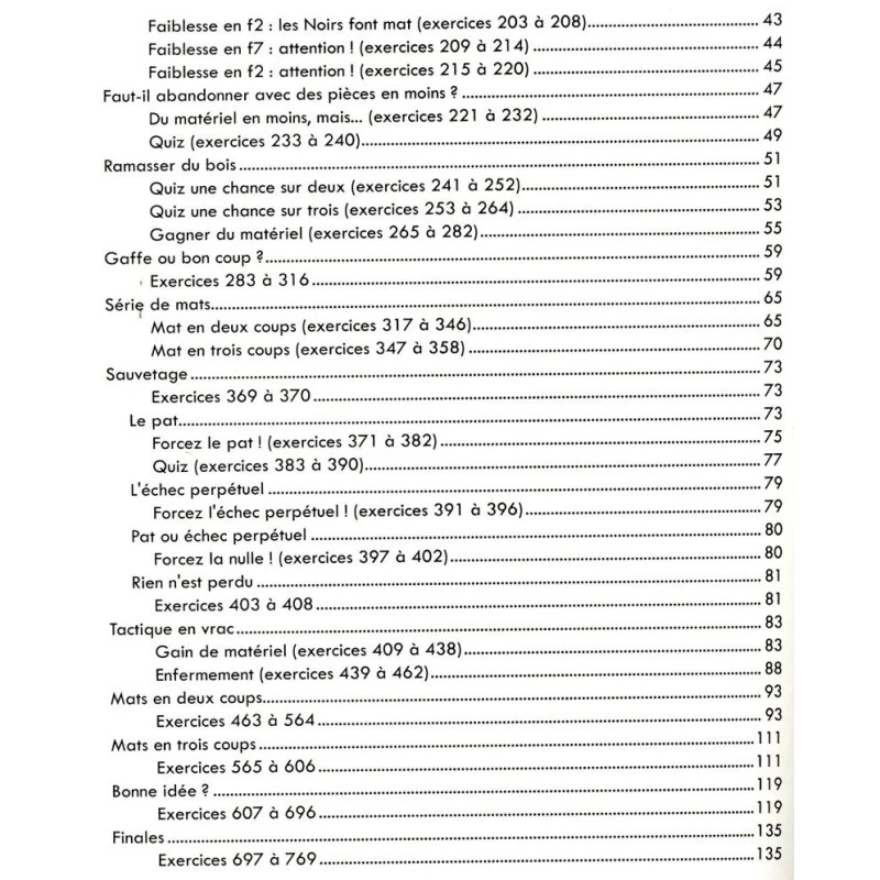 ESCAFRE - 1000 Exercices Pour Bien Progresser Aux échecs 6 ESCAFRE - 1000 Exercices Pour Bien Progresser Aux échecs – Image 4
