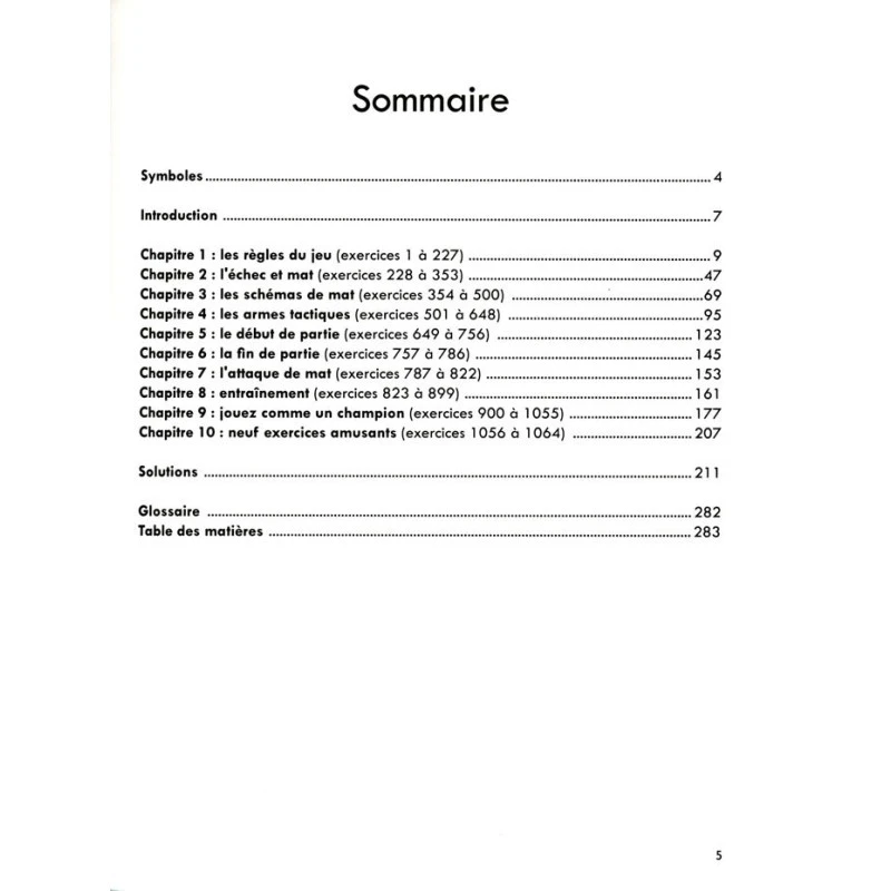 ESCAFRE - 1064 Exercices Pour Bien Débuter Aux échecs 4 ESCAFRE - 1064 Exercices Pour Bien Débuter Aux échecs – Image 2
