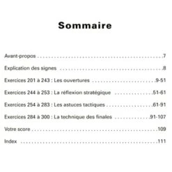 GIFFARD, ELBILIA - 100 Exercices Pour Vous Préparer Aux Tournois, Tome 3 7 GIFFARD, ELBILIA - 100 Exercices Pour Vous Préparer Aux Tournois, Tome 3 -Variantes Boutique GIFFARD ELBILIA 100 exercices pour vous preparer aux tournois tome 3 2