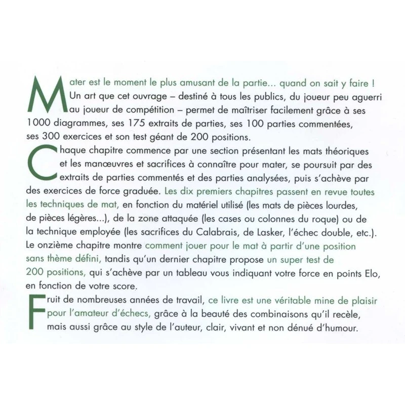 LOHÉAC - Échec Et Mat, De L'initiation à La Maîtrise 3 LOHÉAC - Échec Et Mat, De L'initiation à La Maîtrise