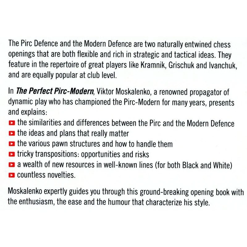 MOSKALENKO - The Perfect Pirc-Modern - Nouvelle édition 4 MOSKALENKO - The Perfect Pirc-Modern - Nouvelle édition – Image 2