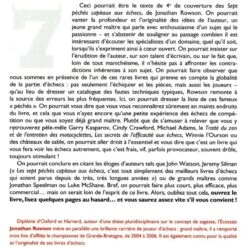 ROWSON - Les 7 Péchés Capitaux Aux Échecs