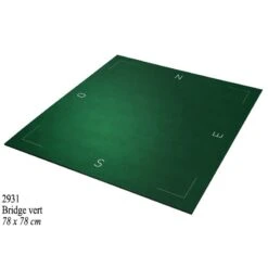 Tapis De Bridge Pro 77 X 77 Cm (vert) En Tube 5 Tapis De Bridge Pro 77 X 77 Cm (vert) En Tube -Variantes Boutique Tapis velours bordeaux 1