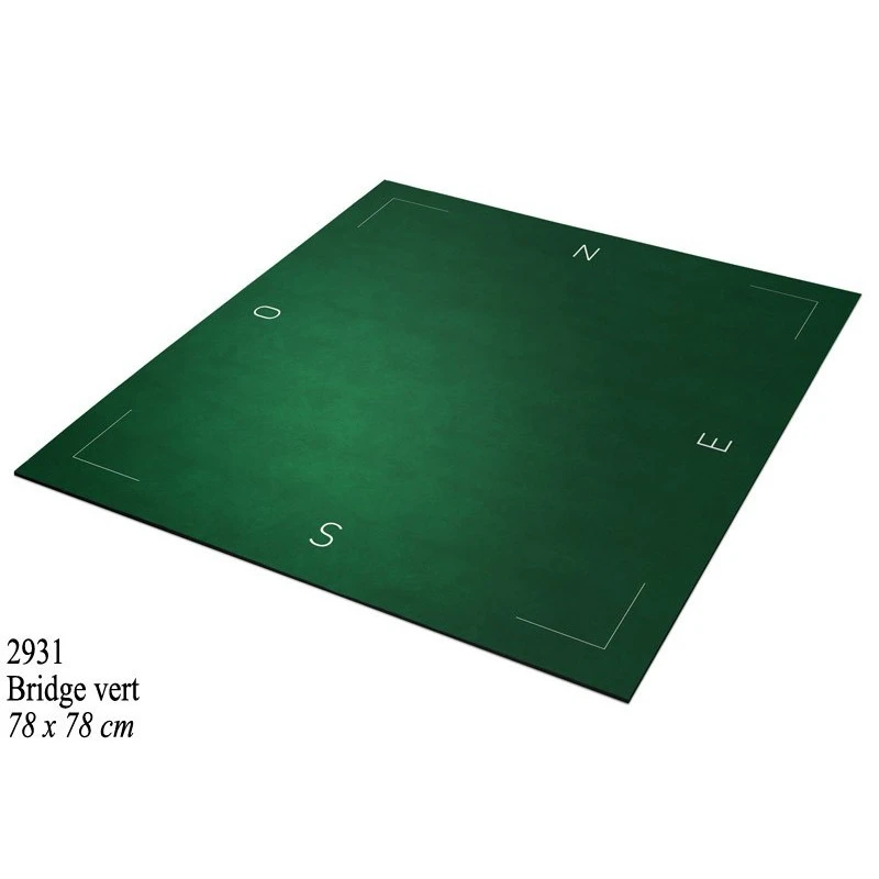 Tapis De Bridge Pro 77 X 77 Cm (vert) En Tube 4 Tapis De Bridge Pro 77 X 77 Cm (vert) En Tube – Image 2
