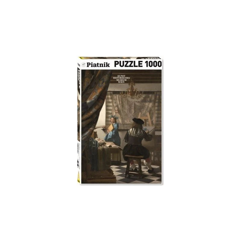 Puzzle 1000 Pièces - Atelier De L'artiste De Vermeer 4 Puzzle 1000 Pièces - Atelier De L'artiste De Vermeer – Image 2