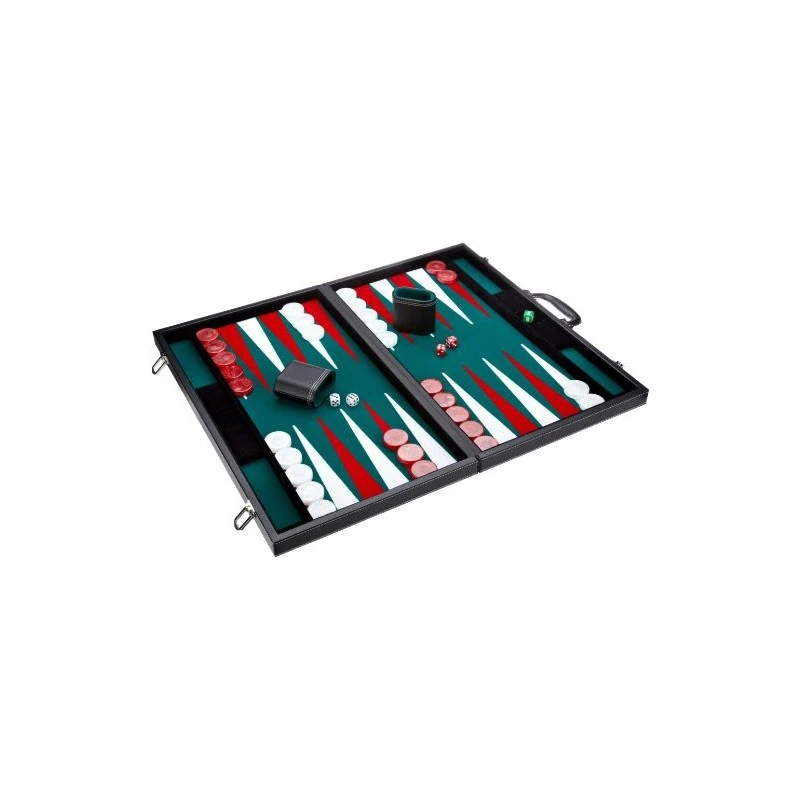 Backgammon Prestige Noir/Vert 54cm 3 Backgammon Prestige Noir/Vert 54cm
