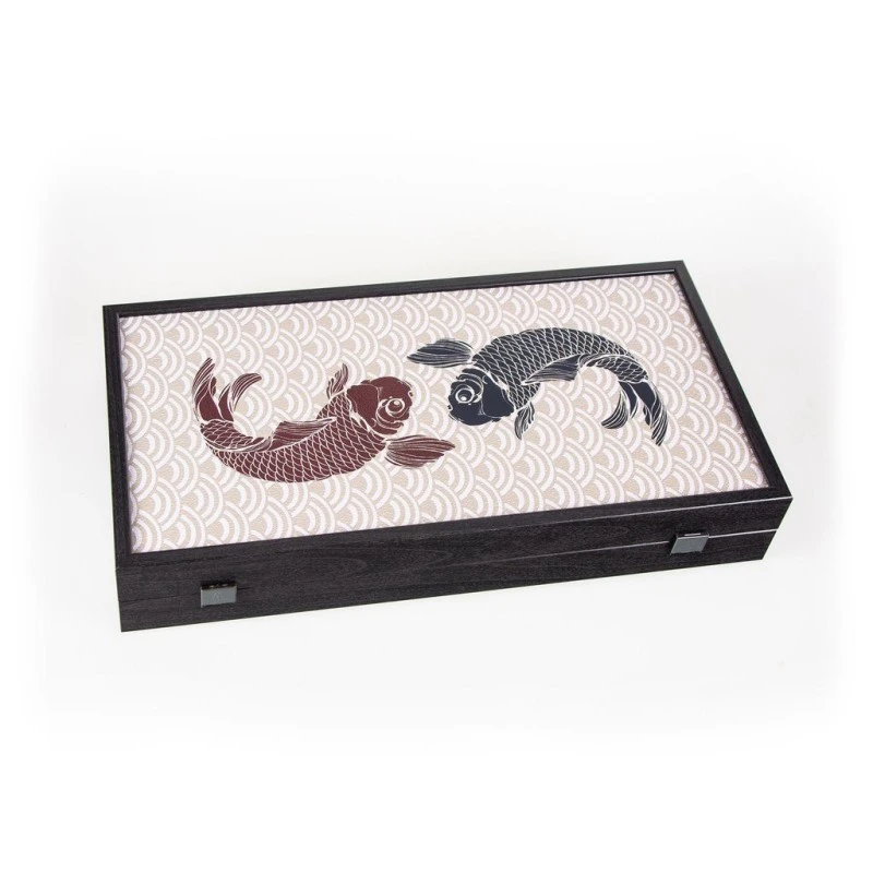 Backgammon Japonais Koi 48x26cm 4 Backgammon Japonais Koi 48x26cm – Image 2