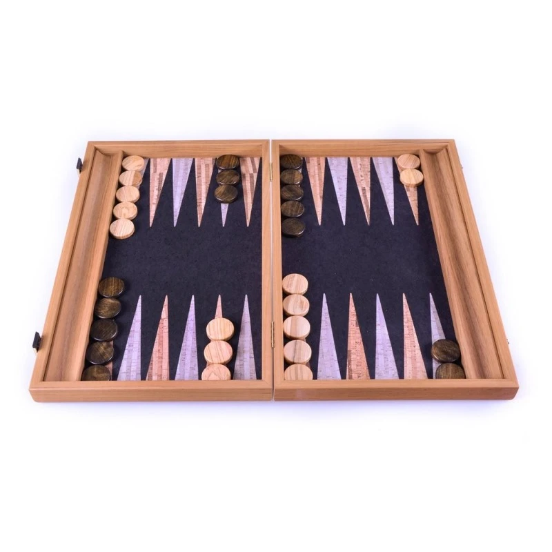 Backgammon Luxe Liège 48cm 3 Backgammon Luxe Liège 48cm