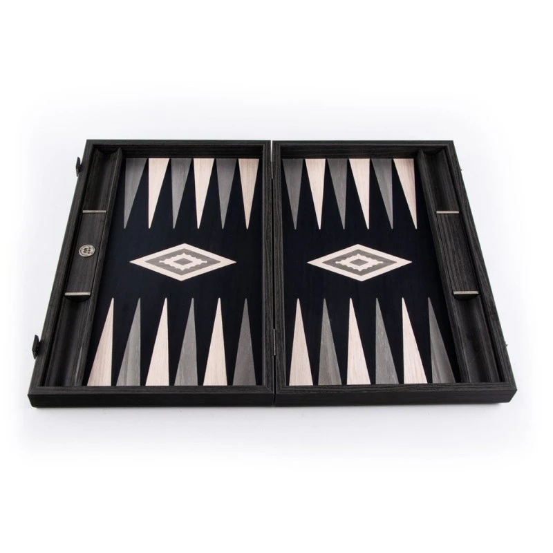 Backgammon Pearly Grey 30x20cm 2 Backgammon Pearly Grey 30x20cm