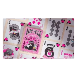 Cartes Bicycle Cat Pink 8 Cartes Bicycle Cat Pink -Variantes Boutique bicycle cat pink 1