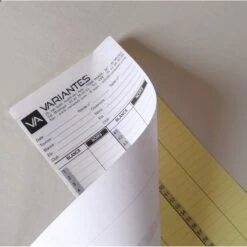 Bloc De 100 Feuilles De Parties Carbones Avec Doubles