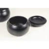 Bols Pour Jeu De Go En Bois Teintés -Variantes Boutique bols de go en bambou noir