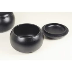 Bols Pour Jeu De Go En Bois Teintés