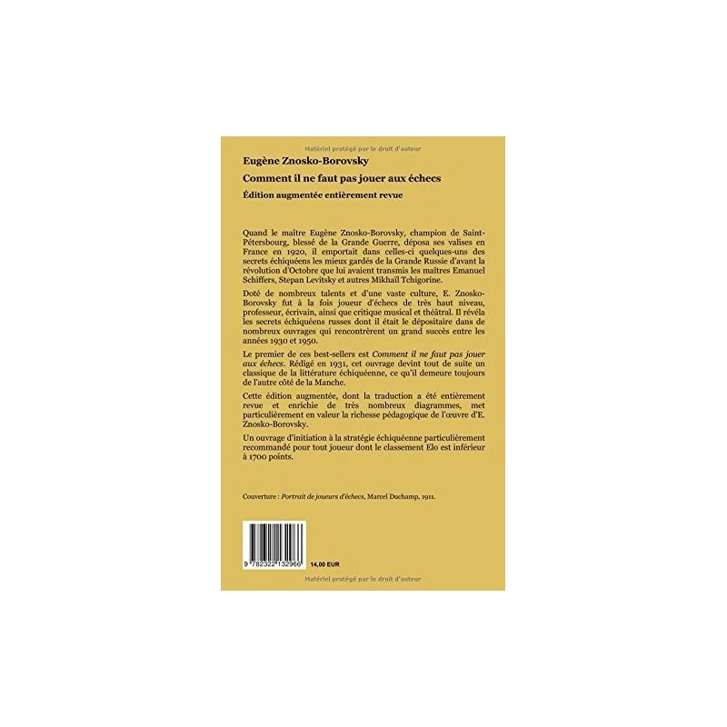 Borovsky - Comment Il Ne Faut Pas Jouer Aux échecs 4 Borovsky - Comment Il Ne Faut Pas Jouer Aux échecs – Image 2