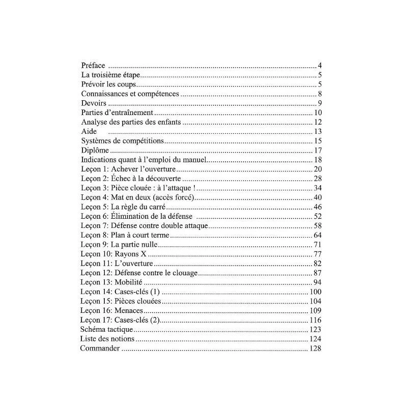 BRUNIA & VAN WIJGERDEN - Jouons Aux échecs : Manuel De L'Entraîneur Etape 3 5 BRUNIA & VAN WIJGERDEN - Jouons Aux échecs : Manuel De L'Entraîneur Etape 3 – Image 3