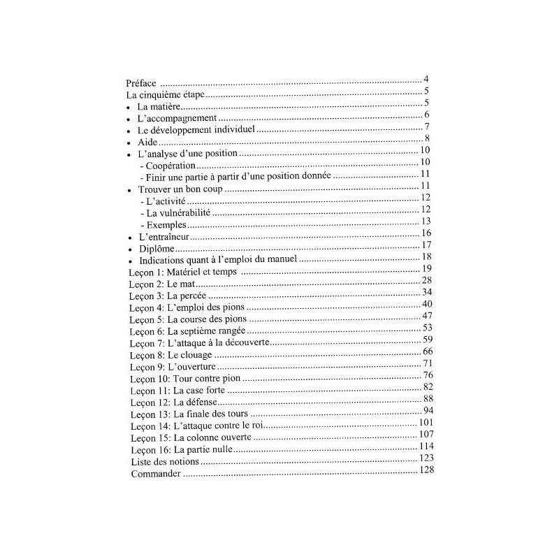 BRUNIA & VAN WIJGERDEN - Jouons Aux échecs : Manuel De L'Entraîneur Etape 5 8 BRUNIA & VAN WIJGERDEN - Jouons Aux échecs : Manuel De L'Entraîneur Etape 5 – Image 6