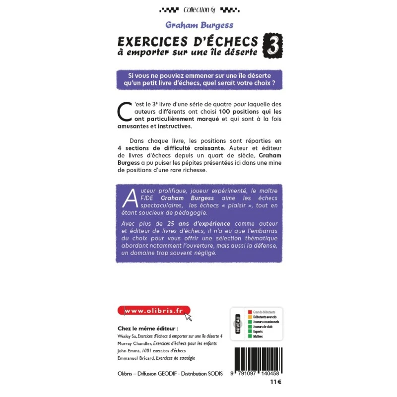 Burgess - Exercices D'échecs à Emporter Sur Une île Déserte 3 4 Burgess - Exercices D'échecs à Emporter Sur Une île Déserte 3 – Image 2