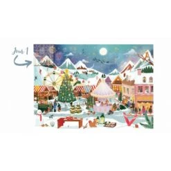 Puzzle 1008 Pièces - Calendrier De L'Avent Village Noël 10 Puzzle 1008 Pièces - Calendrier De L'Avent Village Noël -Variantes Boutique calendrier avent village noel 3