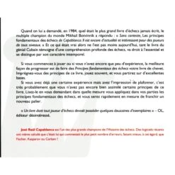 Capablanca - Principes Fondamentaux Des Echecs