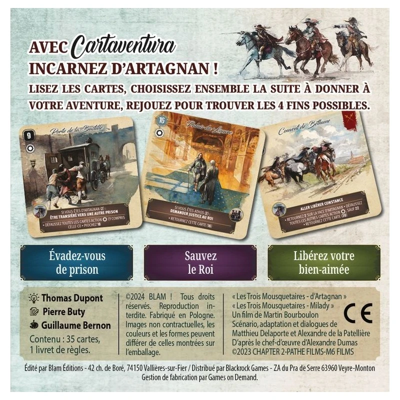 Cartaventura Les 3 Mousquetaires : Au Nom Du Roi 6 Cartaventura Les 3 Mousquetaires : Au Nom Du Roi – Image 4
