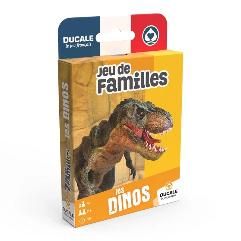 Cartes à Jouer - 7 Familles - Dinosaures 3 Cartes à Jouer - 7 Familles - Dinosaures
