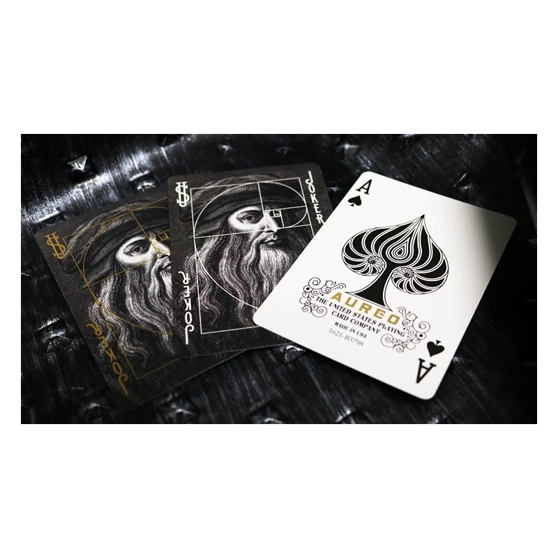 Cartes à Jouer Bicycle Aureo Black 4 Cartes à Jouer Bicycle Aureo Black – Image 2