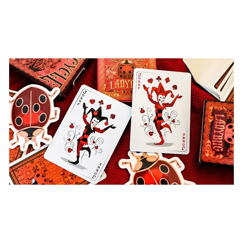 Cartes à Jouer Bicycle Ladybug Red 4 Cartes à Jouer Bicycle Ladybug Red – Image 2