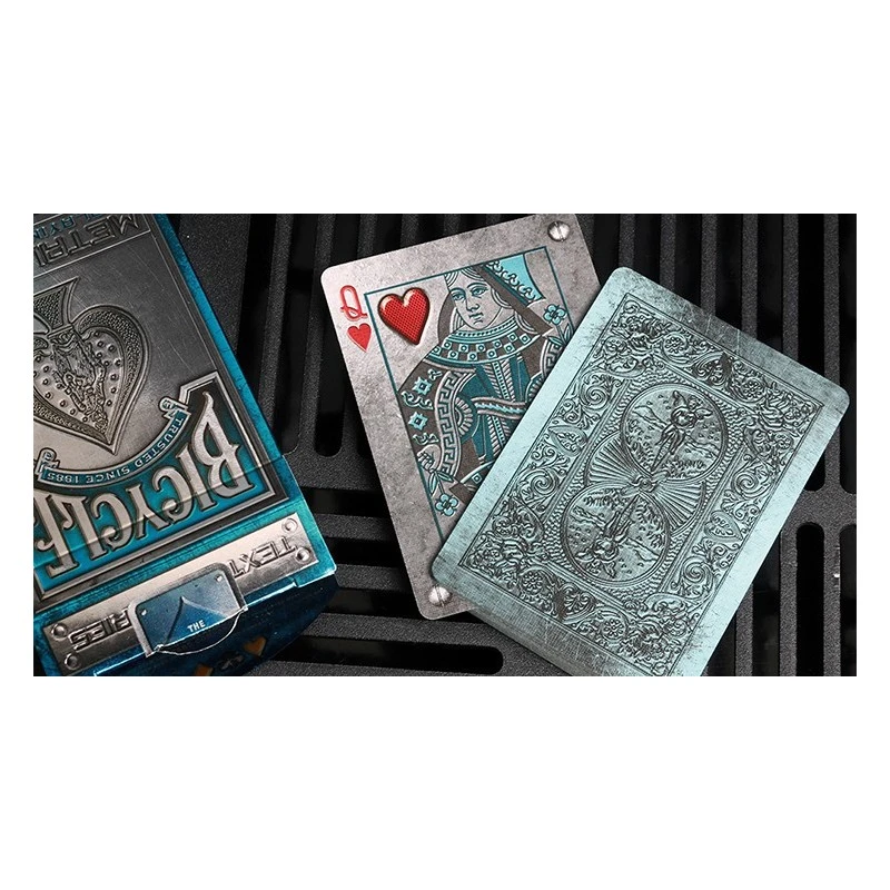 Cartes à Jouer Bicycle Metal Rider Back Collector 4 Cartes à Jouer Bicycle Metal Rider Back Collector – Image 2