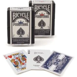 Cartes à Jouer Bicycle Prestige 100% Plastique (Etui)
