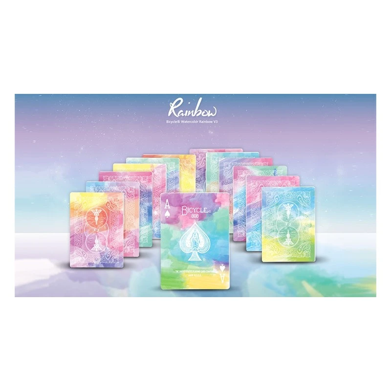 Cartes à Jouer Bicycle Rainbow (Cedar) 4 Cartes à Jouer Bicycle Rainbow (Cedar) – Image 2
