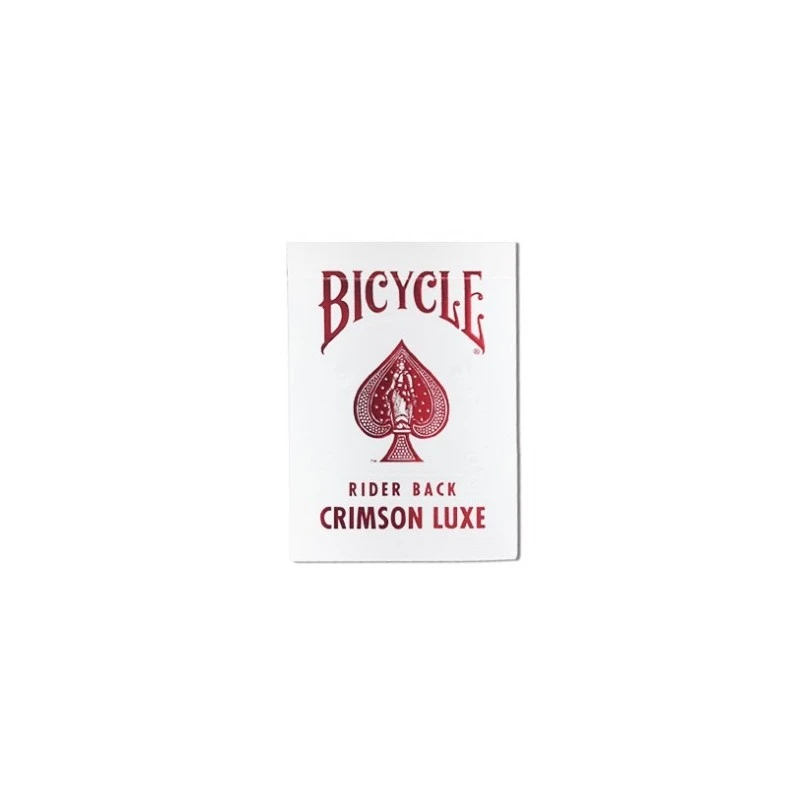 Cartes à Jouer Bicycle Rider Back Crimson Luxe 4 Cartes à Jouer Bicycle Rider Back Crimson Luxe – Image 2