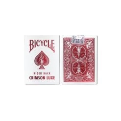 Cartes à Jouer Bicycle Rider Back Crimson Luxe