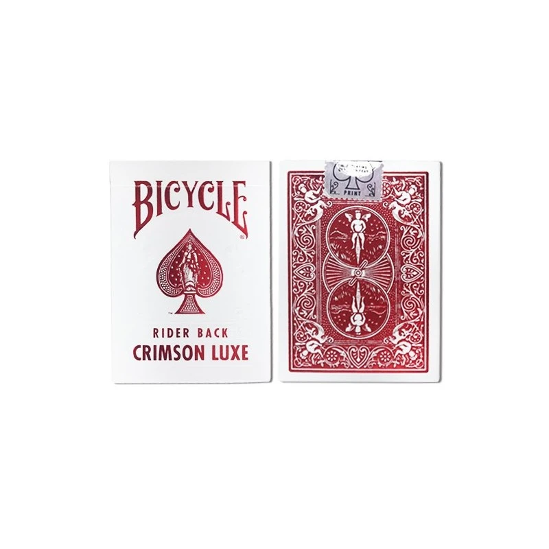 Cartes à Jouer Bicycle Rider Back Crimson Luxe 3 Cartes à Jouer Bicycle Rider Back Crimson Luxe