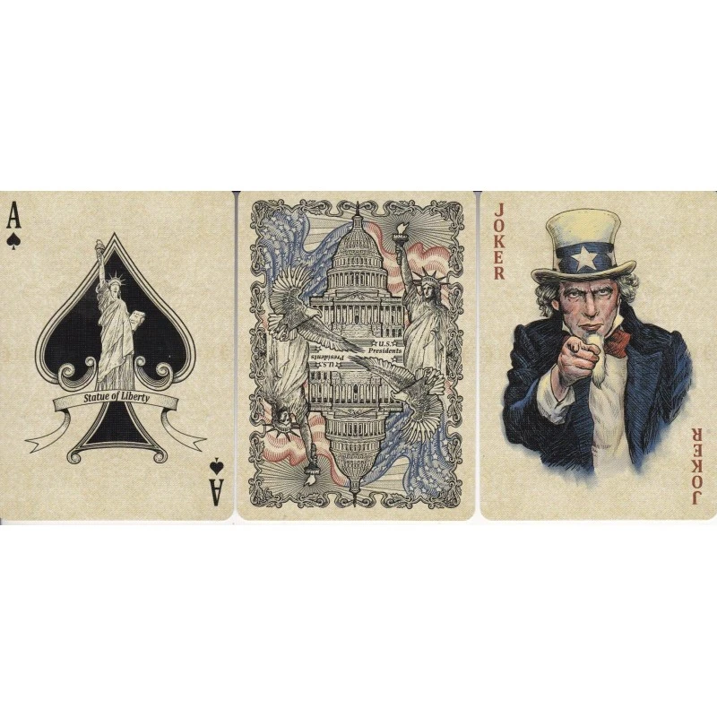 Cartes à Jouer Bicycle US Presidents 3 Cartes à Jouer Bicycle US Presidents