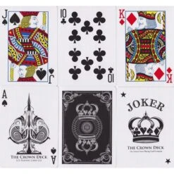 Cartes à Jouer Crown Black