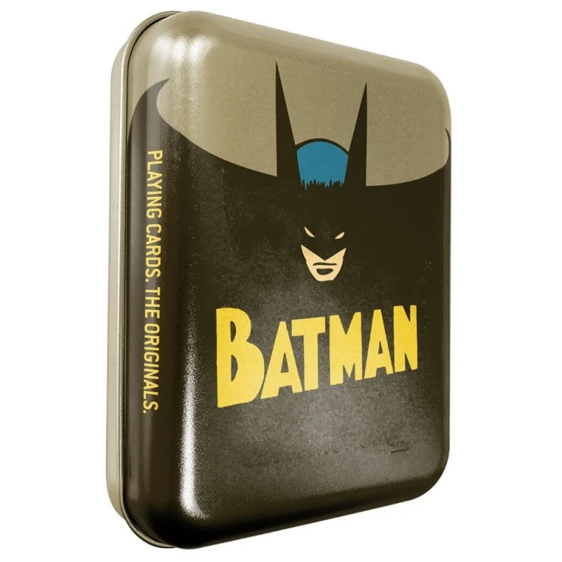 Cartes à Jouer DC Comics Batman Boite Metal Vintage 2 Cartes à Jouer DC Comics Batman Boite Metal Vintage