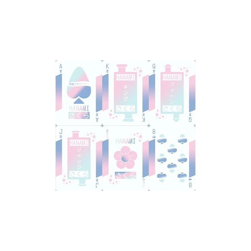 Cartes à Jouer Hanami Pink 6 Cartes à Jouer Hanami Pink – Image 4