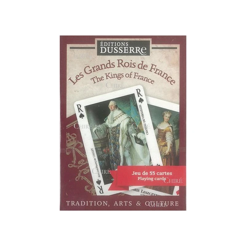 Cartes à Jouer - Les Grands Rois De France 3 Cartes à Jouer - Les Grands Rois De France