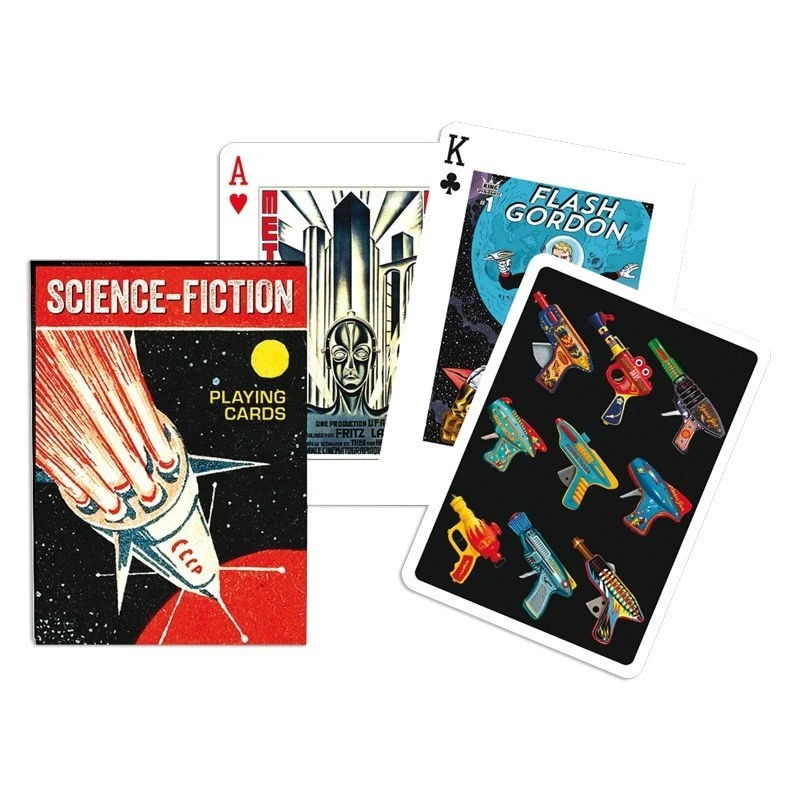 Cartes à Jouer Science-Fiction 3 Cartes à Jouer Science-Fiction