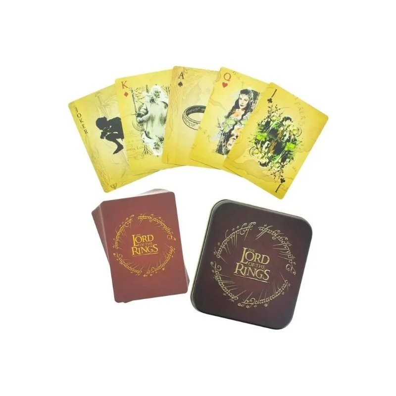 Cartes à Jouer Seigneur Des Anneaux - Coffret Metal 4 Cartes à Jouer Seigneur Des Anneaux - Coffret Metal – Image 2