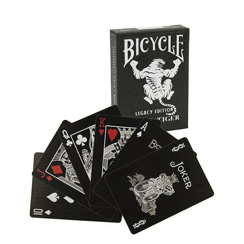 Cartes Bicycle Black Tiger Legacy V2 4 Cartes Bicycle Black Tiger Legacy V2 – Image 2