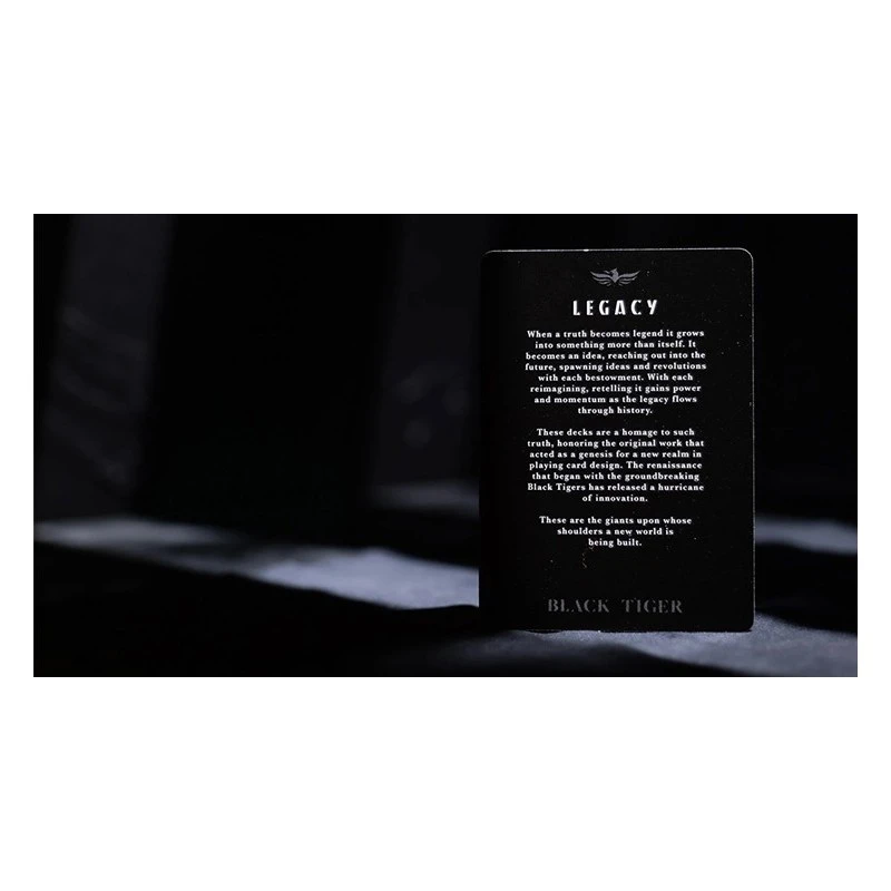 Cartes Bicycle Black Tiger Legacy V2 8 Cartes Bicycle Black Tiger Legacy V2 – Image 6