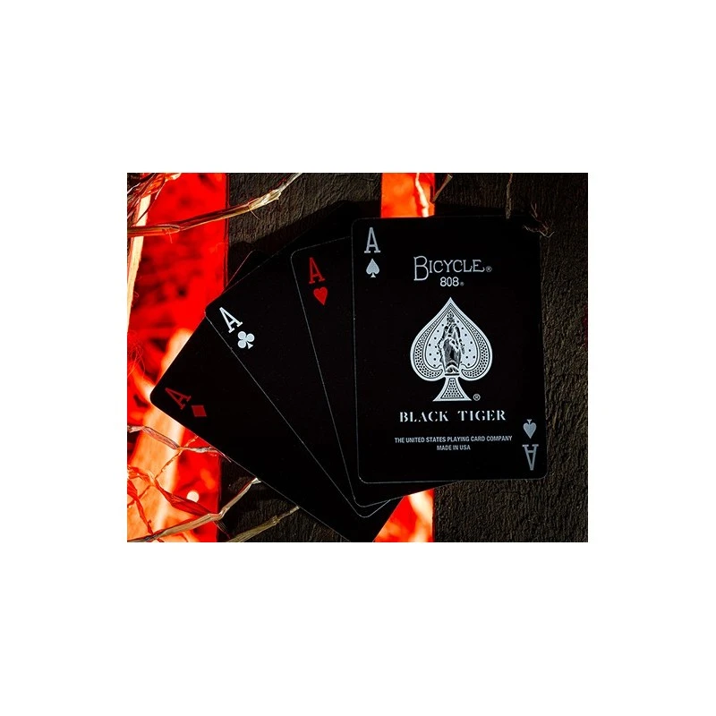 Cartes Bicycle Black Tiger Revival 5 Cartes Bicycle Black Tiger Revival – Image 3